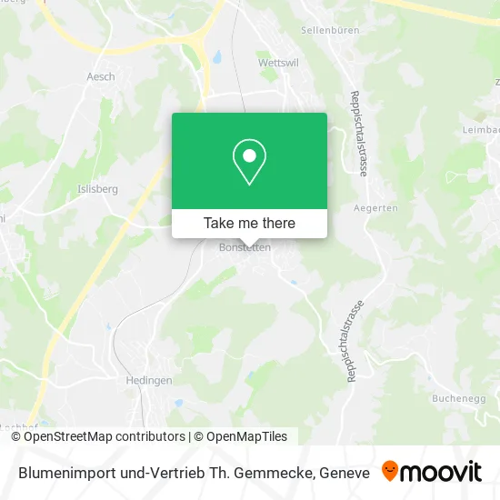 Blumenimport und-Vertrieb Th. Gemmecke map