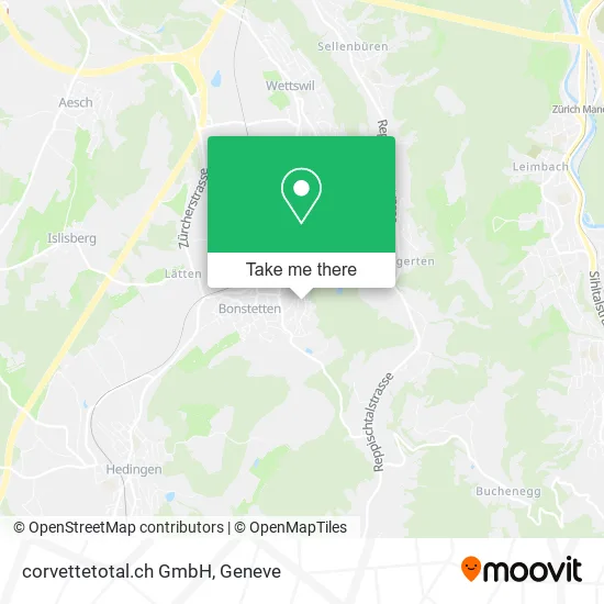 corvettetotal.ch GmbH map