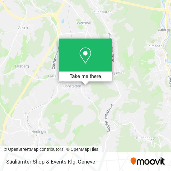 Säuliämter Shop & Events Klg map