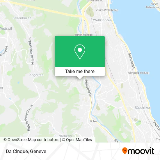Da Cinque map
