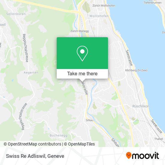 Swiss Re Adliswil map