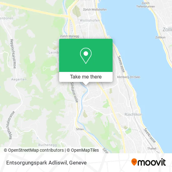 Entsorgungspark Adliswil map
