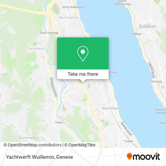 Yachtwerft Wuillemin map