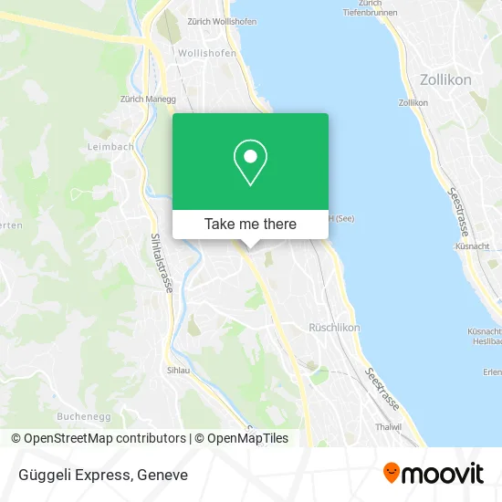 Güggeli Express map