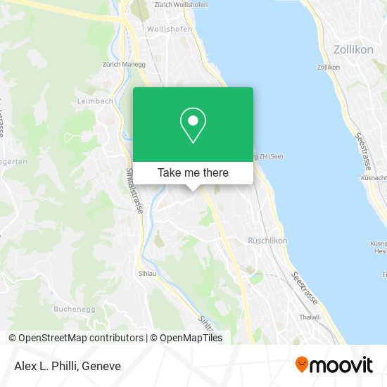 Alex L. Philli map