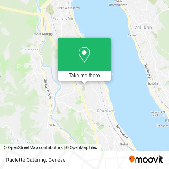 Raclette Catering map
