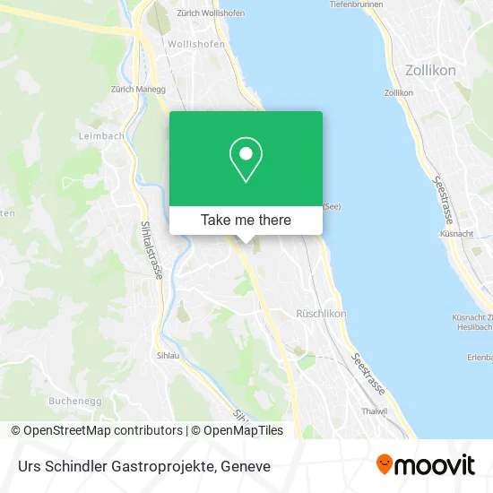 Urs Schindler Gastroprojekte map
