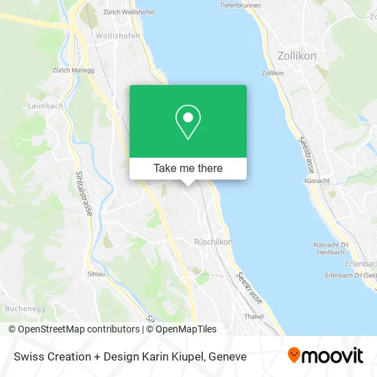 Swiss Creation + Design Karin Kiupel map