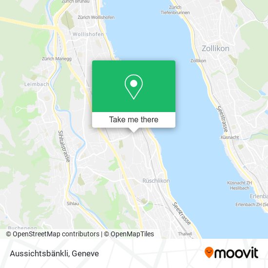 Aussichtsbänkli map