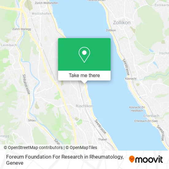 Foreum Foundation For Research in Rheumatology map