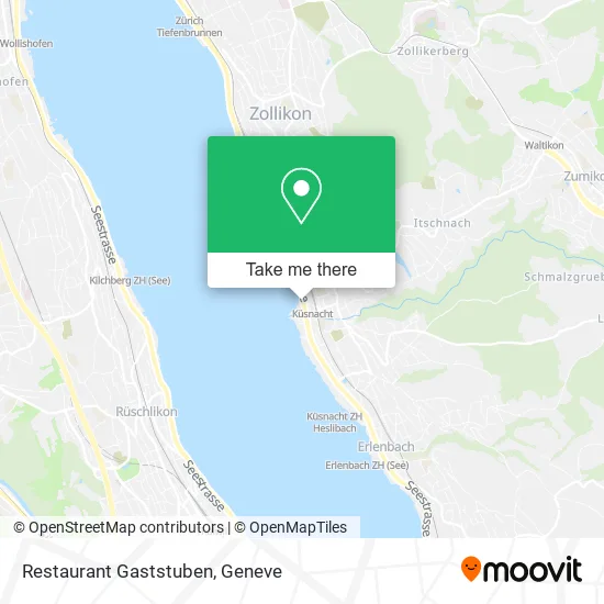 Restaurant Gaststuben map