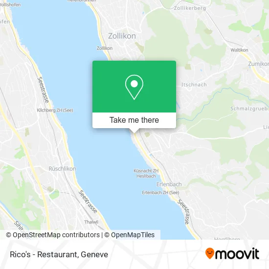 Rico's - Restaurant map