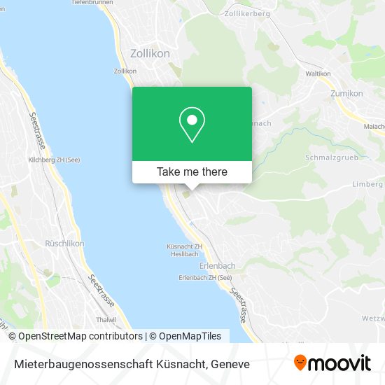 Mieterbaugenossenschaft Küsnacht map