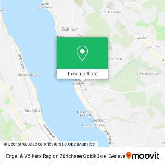 Engel & Völkers Region Zürichsee Goldküste map