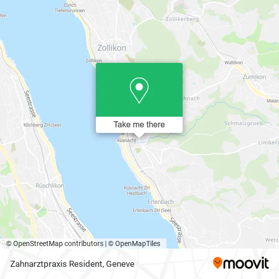 Zahnarztpraxis Resident map