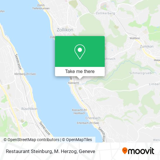 Restaurant Steinburg, M. Herzog map
