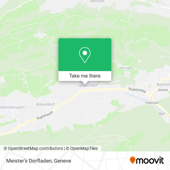 Meister's Dorfladen map