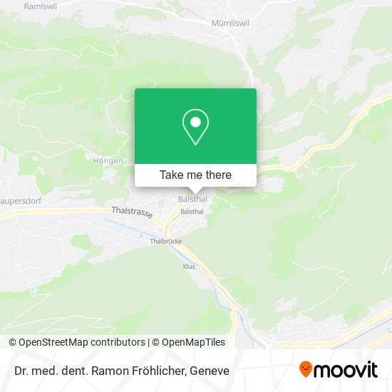 Dr. med. dent. Ramon Fröhlicher map