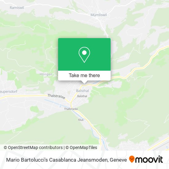 Mario Bartolucci's Casablanca Jeansmoden map