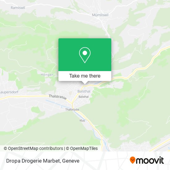 Dropa Drogerie Marbet map