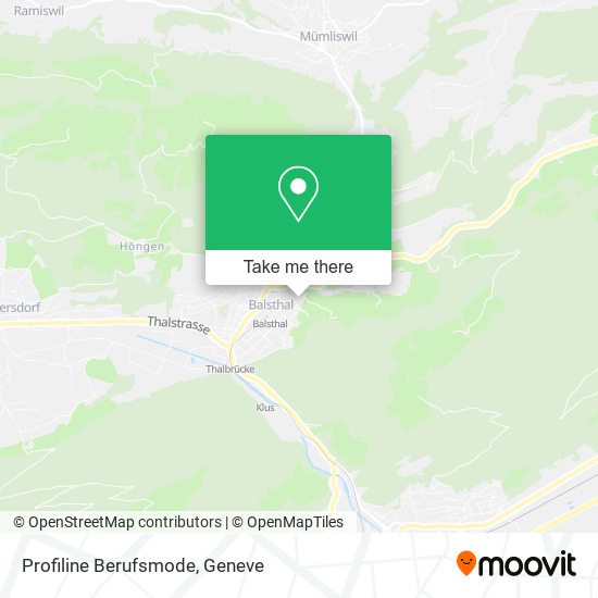 Profiline Berufsmode map