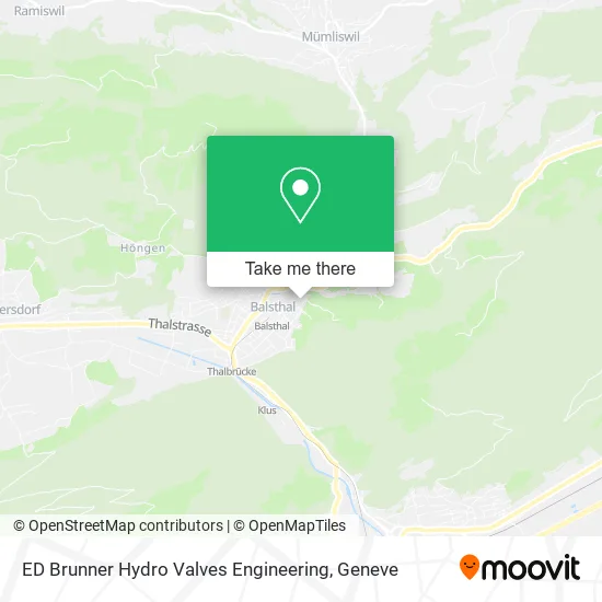 ED Brunner Hydro Valves Engineering map