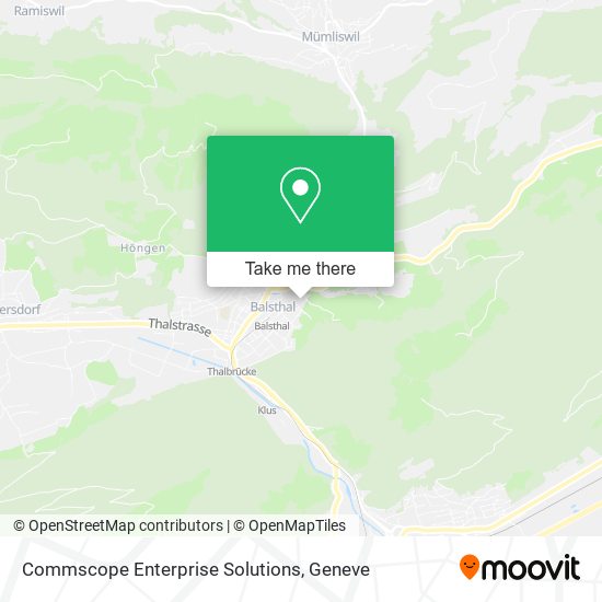 Commscope Enterprise Solutions map