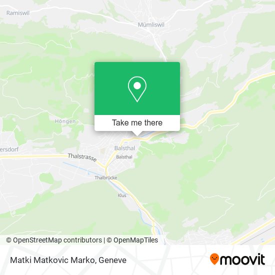 Matki Matkovic Marko map
