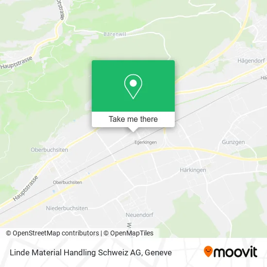 Linde Material Handling Schweiz AG map