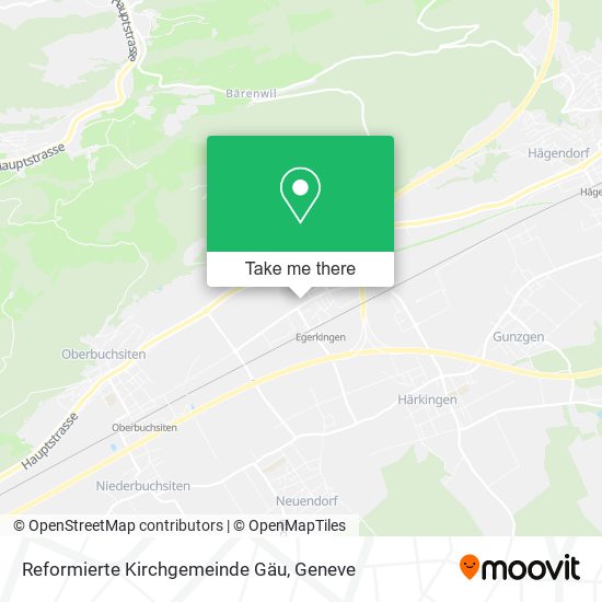 Reformierte Kirchgemeinde Gäu map