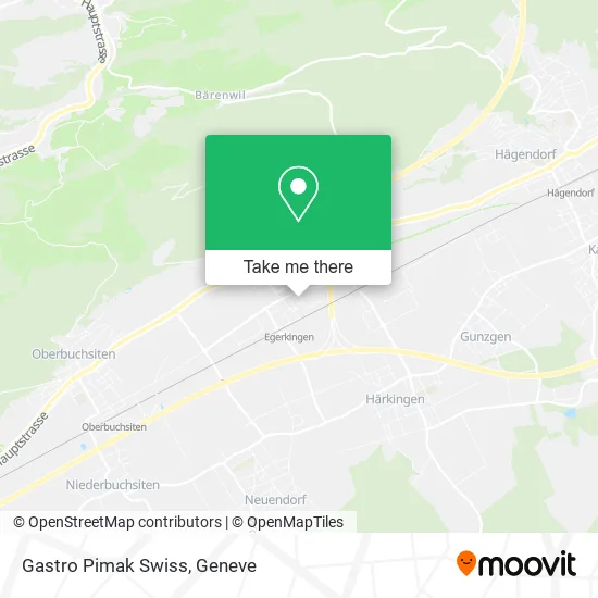 Gastro Pimak Swiss map