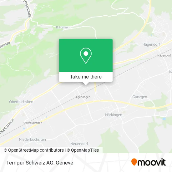 Tempur Schweiz AG map