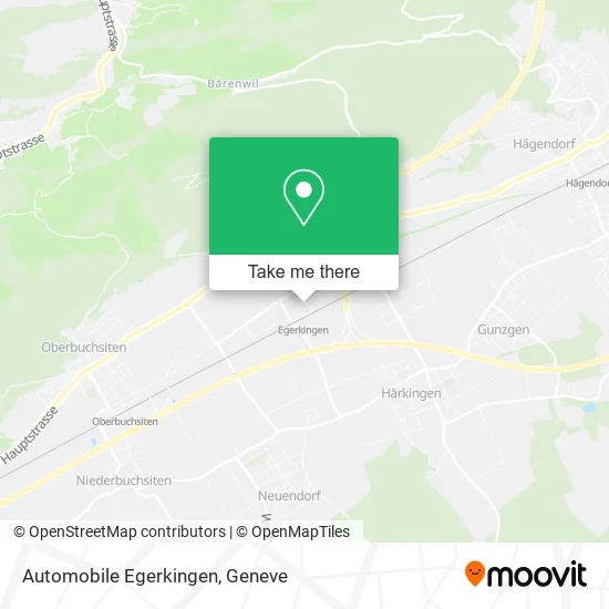 Automobile Egerkingen map
