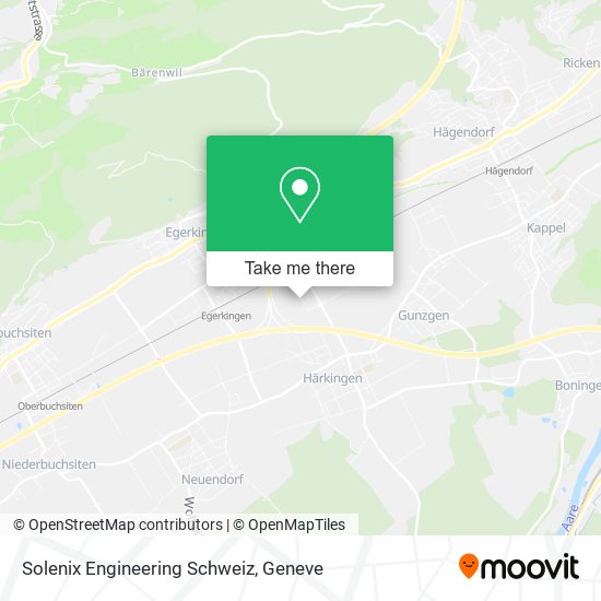 Solenix Engineering Schweiz map