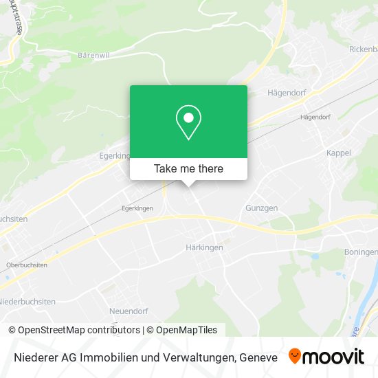 Niederer AG Immobilien und Verwaltungen map