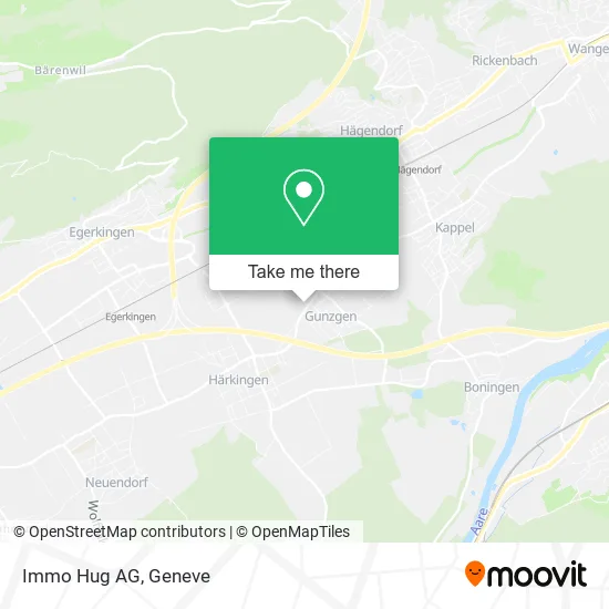 Immo Hug AG map