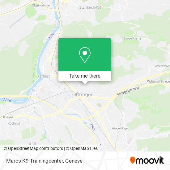 Marcs K9 Trainingcenter map