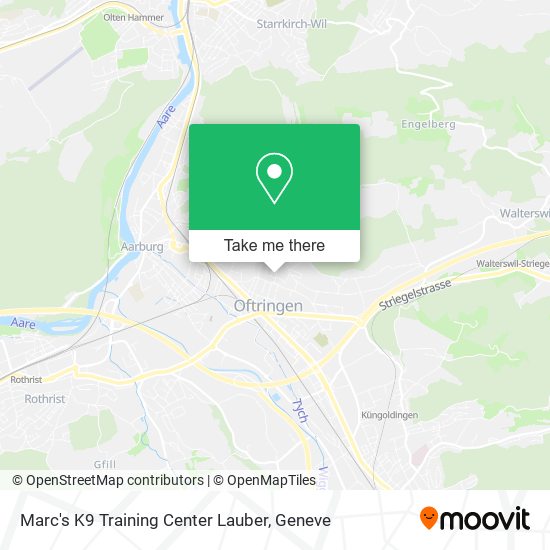 Marc's K9 Training Center Lauber map