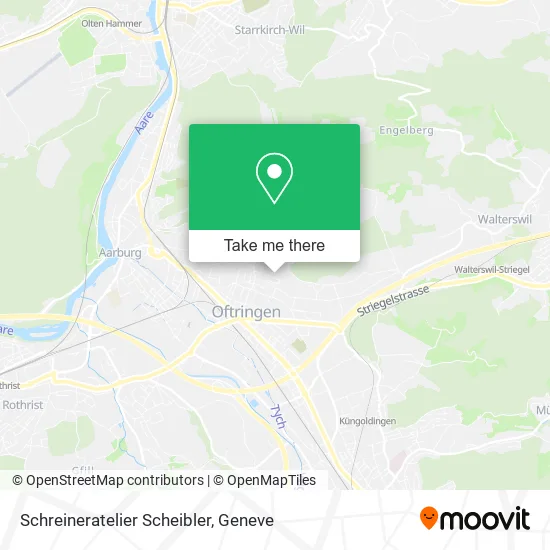 Schreineratelier Scheibler map