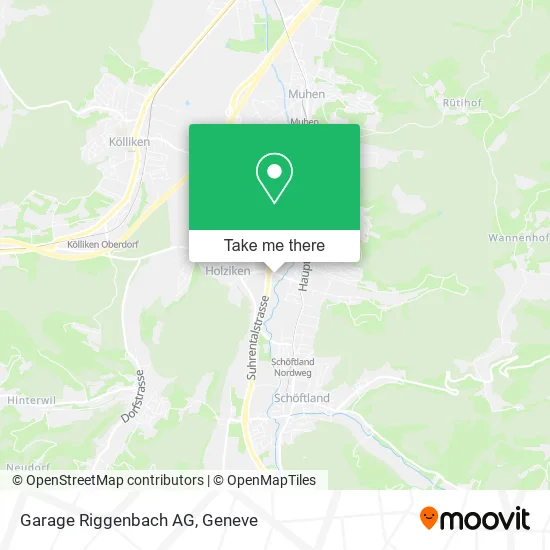 Garage Riggenbach AG map