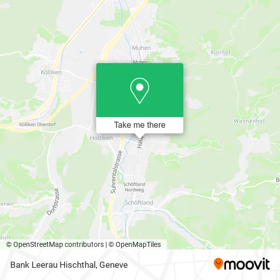 Bank Leerau Hischthal map