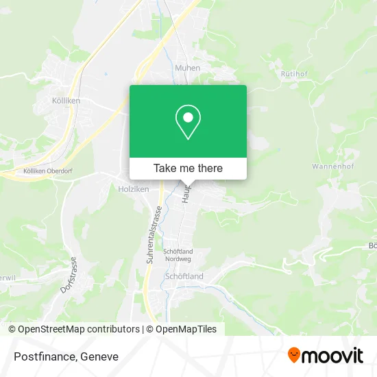 Postfinance map