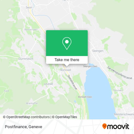 Postfinance map