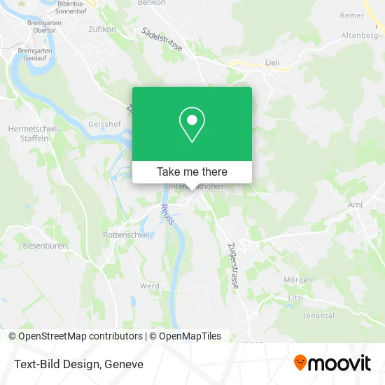 Text-Bild Design plan