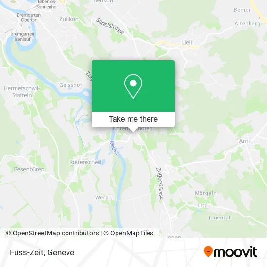 Fuss-Zeit map