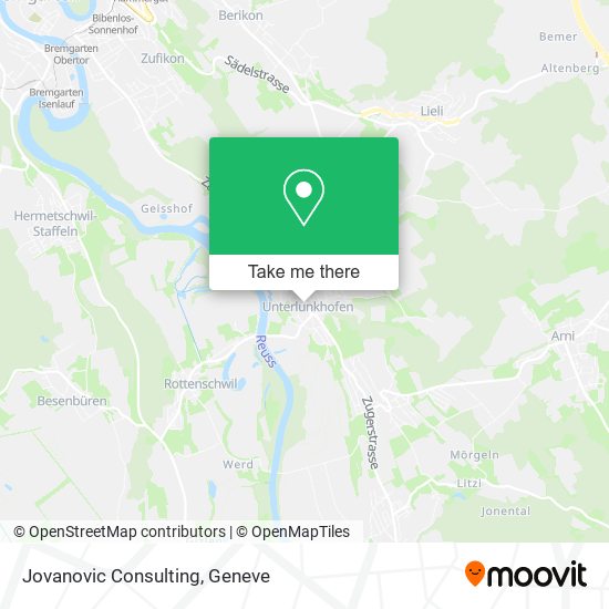Jovanovic Consulting map