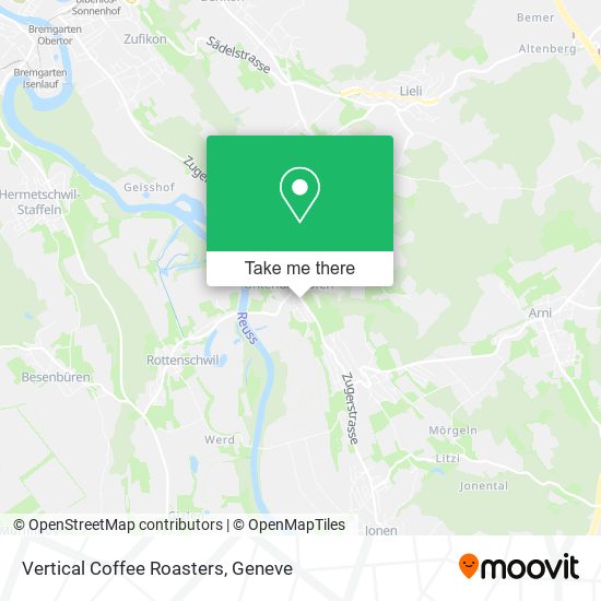 Vertical Coffee Roasters map