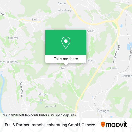 Frei & Partner Immobilienberatung GmbH map