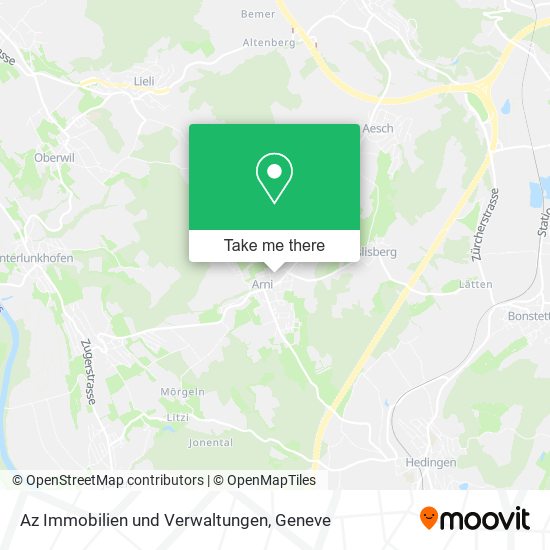 Az Immobilien und Verwaltungen map