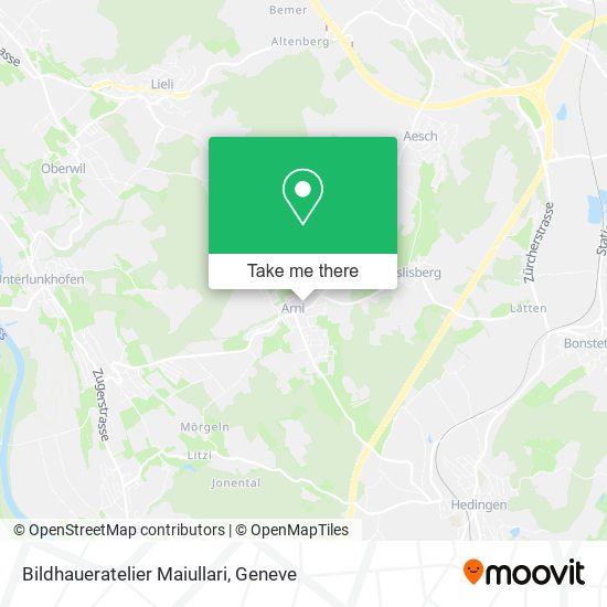 Bildhaueratelier Maiullari map